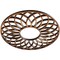 Ekena Millwork Cannes Architectural Grade PVC Pierced Ceiling Medallion, Antiqued Copper, 16"OD x 5 1/2"ID x 1/2"P CMPP16CNACO - alternate 3